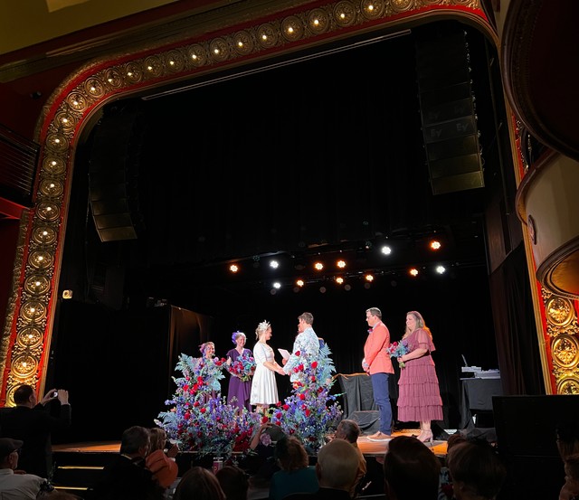 Such a fun wedding venue