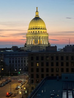 Sunset - The Madison capitol is pretty cool