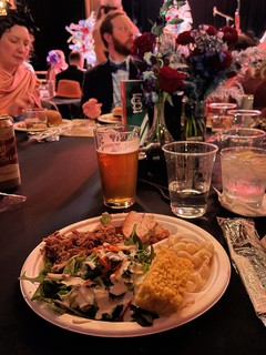 BBQ at a wedding. Not mad about that at all.