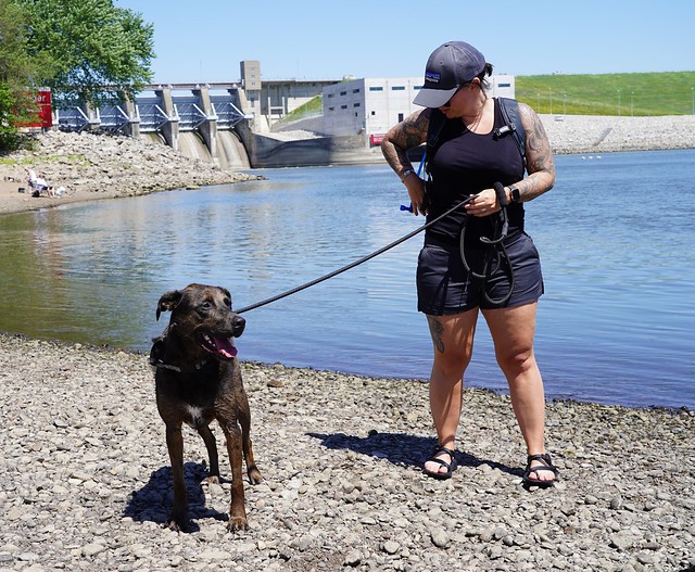 Hangin at the spillway
