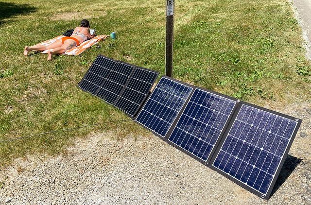 Absorbing energy from the sun