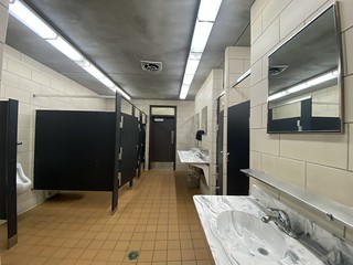 The bathrooms at this campground are ridiculously clean