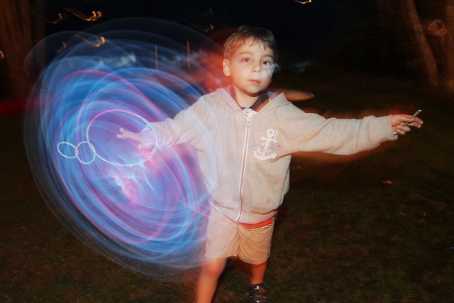 Playin with glow things