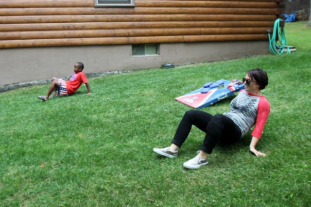 Crab walkin to the finish line