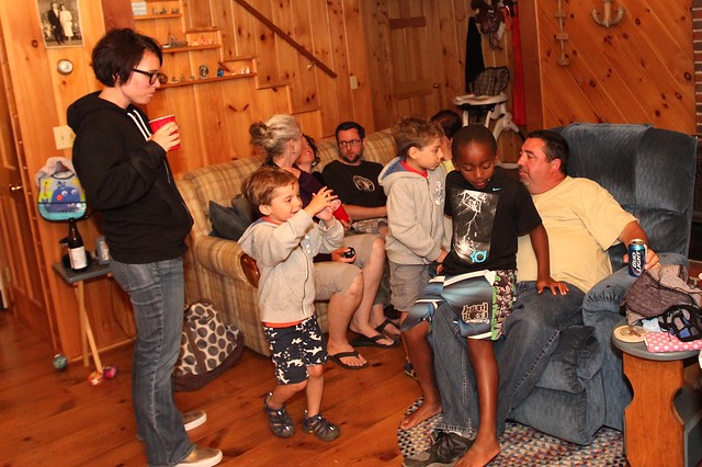 Playin in the living room