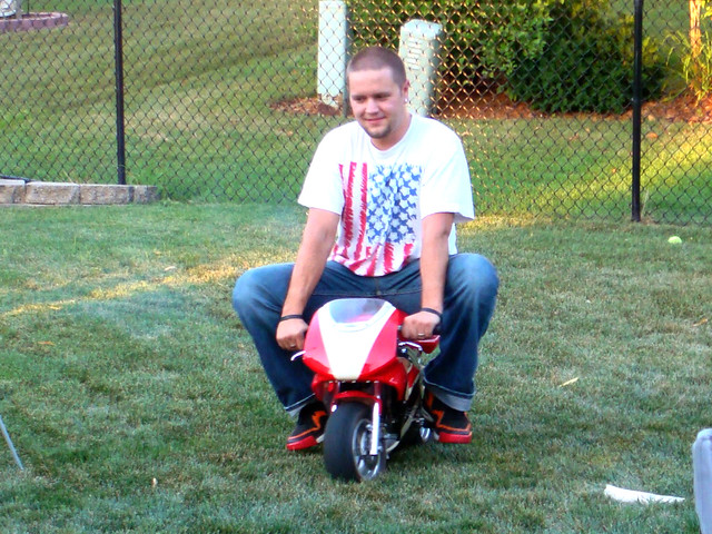 It doesn't run well in the back yard, fyi.