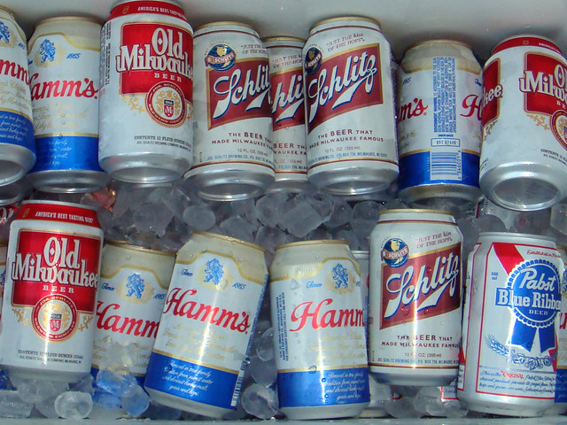 A Cooler of Crappy American Beer