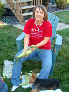 Corn Shucking