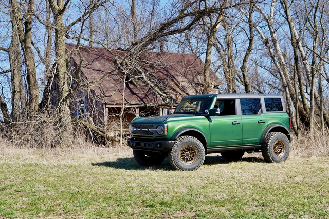 Exploring in Jon's Bronco
