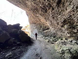 Hiking - Jon for scale