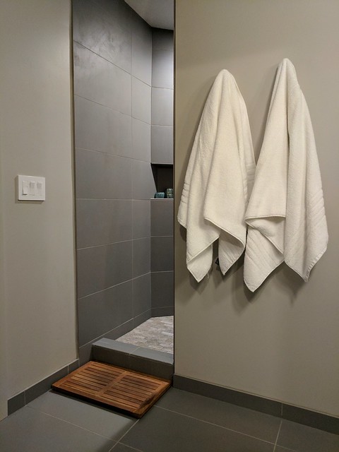 The shower entry