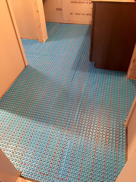 Heated floors goin in