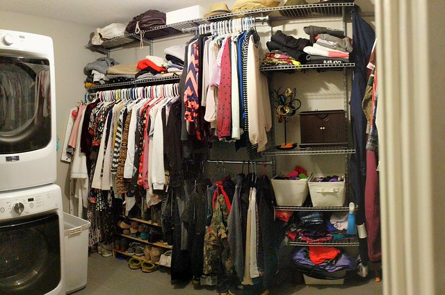 Kari's side of the closet