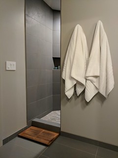 The shower entry