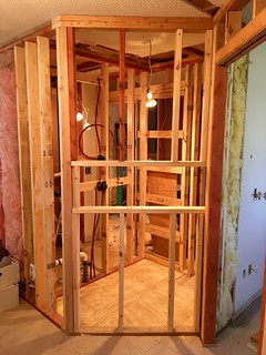 Finally finished framing our shower