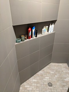 Shower shelf
