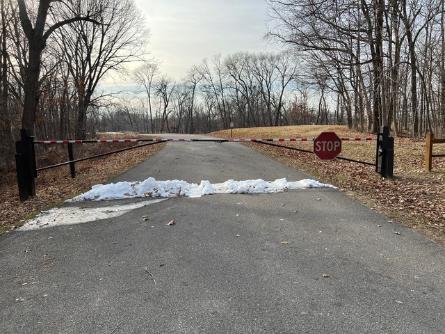 Welp. We thought the palisades was open for winter camping... Apparently "walk up" does not mean ...