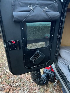 Camper - Dryer vent heat duct