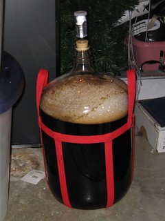 Homebrew - The carboy after 12 hours