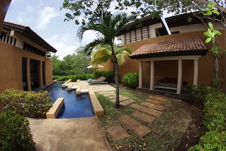 This is just as you come into the front door to our villa