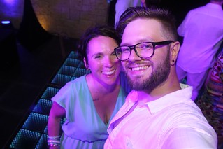 Wedding - Post dance sweat selfie