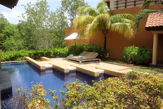 The villa pool