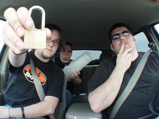 Me, Nick, and Kevi driving to Lincoln