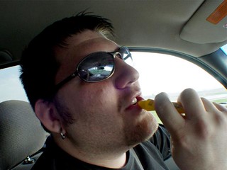 Kevi applying Carmex