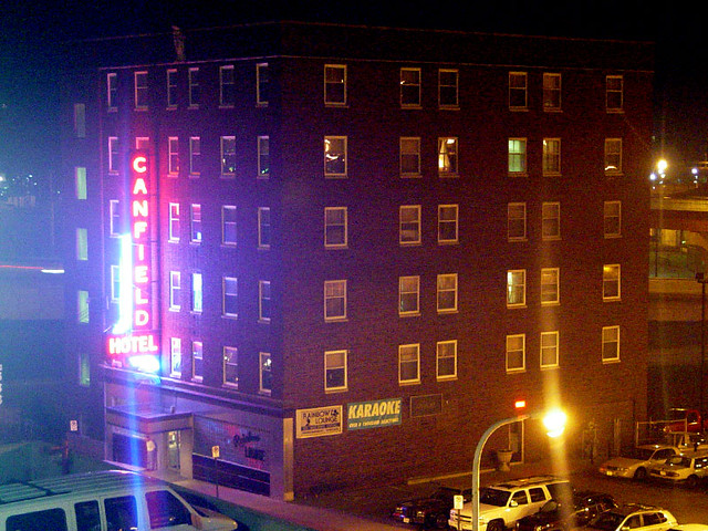 Canfield out our window