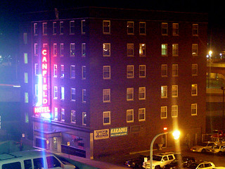 Canfield out our window