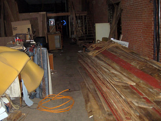 This was the entrance to a bar called 'The Busted Lift'