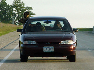Some dog we were following on the way to Dubuque