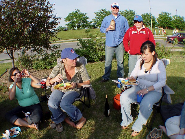 Tailgating at the iCubs game