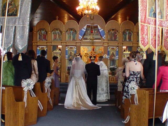 Ana and Jeremy at their wedding