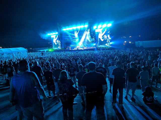 Metallica at the speedway