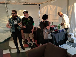 Harper Reed - Getting a beer backstage