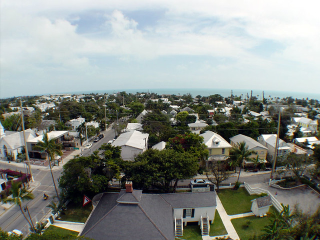 Looking over Key West from the Lighthouse