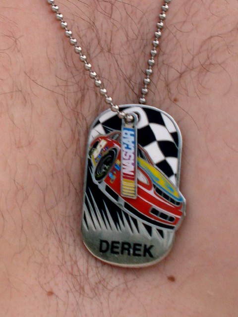 My Sweet NASCAR Dog Tag