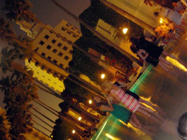 Pool and Beds at Delano