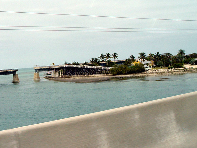 They cut off the original key west bridge for this house.
