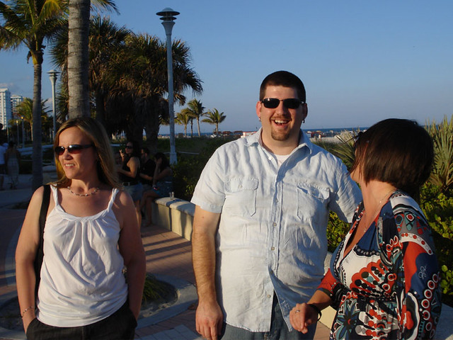 On the Miami Beach walkway