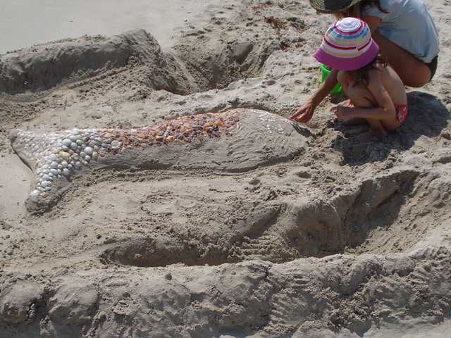 Making a sand fish covered in Shells