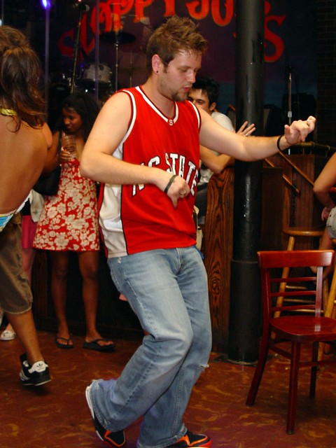 Dancing at Go Go Gadget