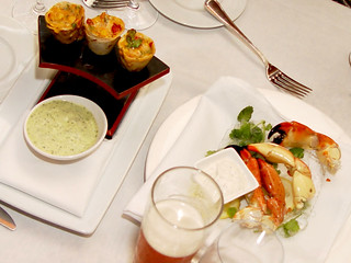 Lobster Quesidillas and Stone Crabs