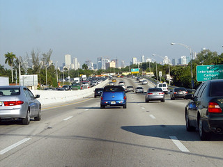 Skyline - Driving into Miami