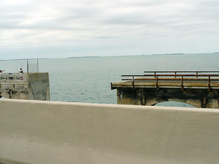 Bridge - Gap in the old Key West Bridge