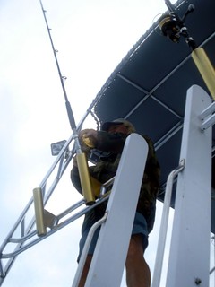 Captain Chuck, fishin