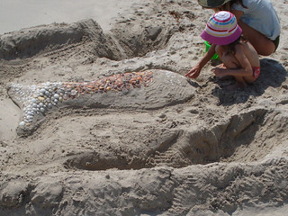 Making a sand fish covered in Shells