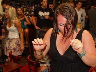 Dancing at Go Go Gadget