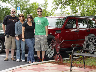 Leaving Miami for Key West with our Dodge Nitro